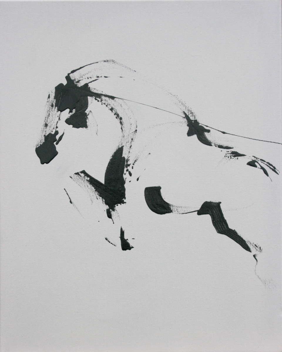 Black Ink Jumping Horse