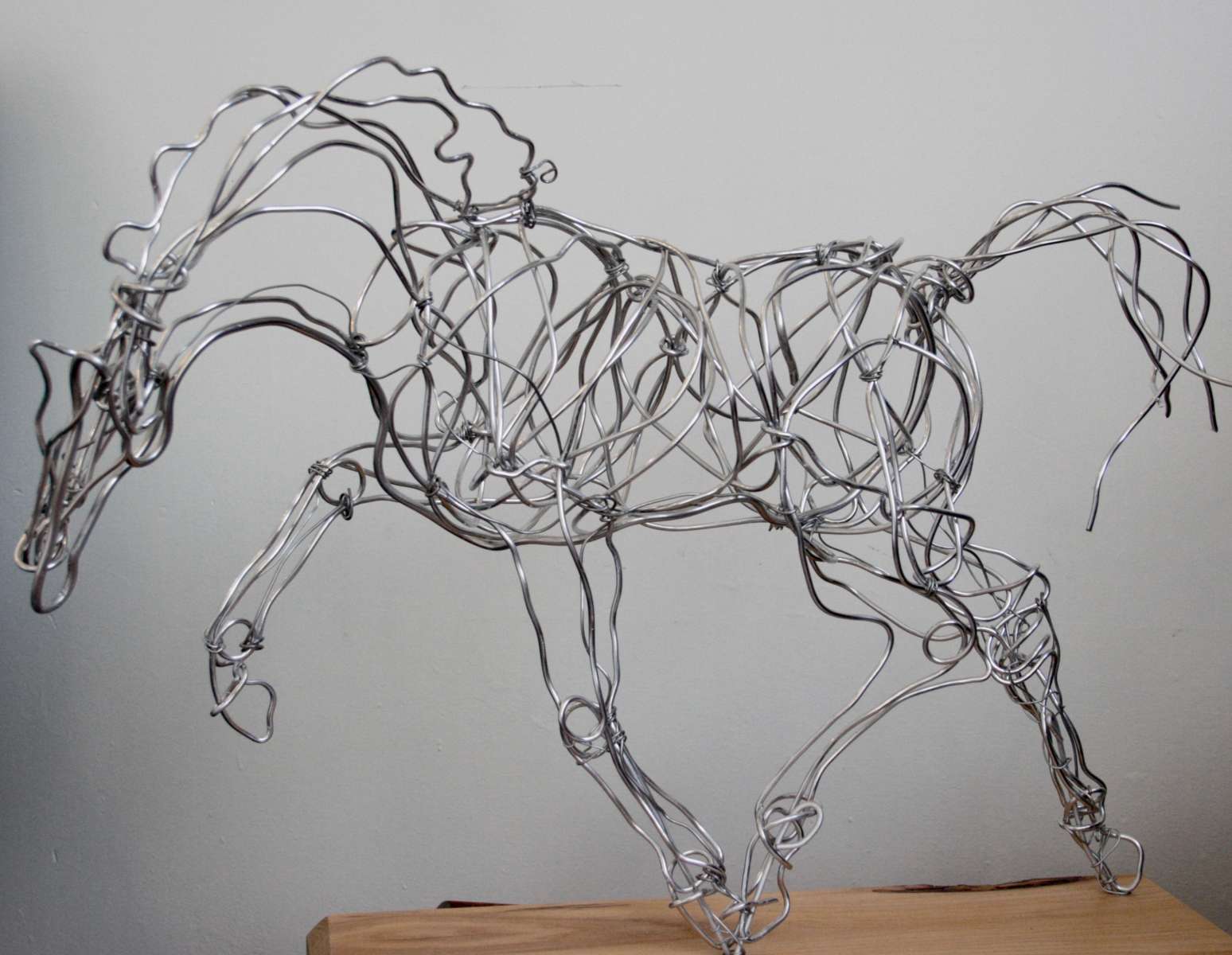 Aluminum wire horse