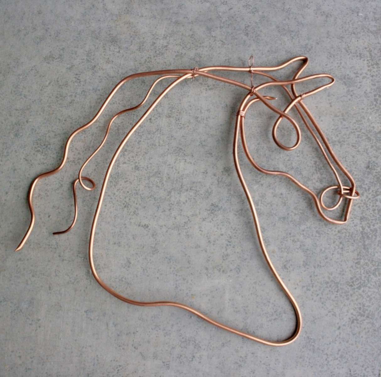 Copper Horse Head