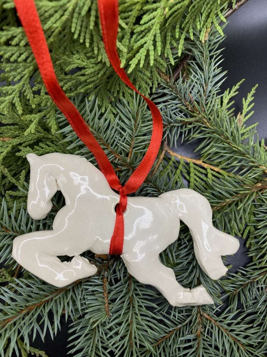 Christmas Horse Ornament