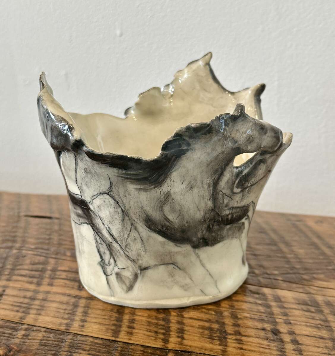 Around and around vase