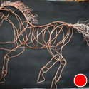 Large Copper Horse