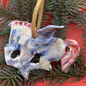 Christmas Winged Horse Ornament