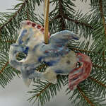 Flying Horse Christmas Ornament